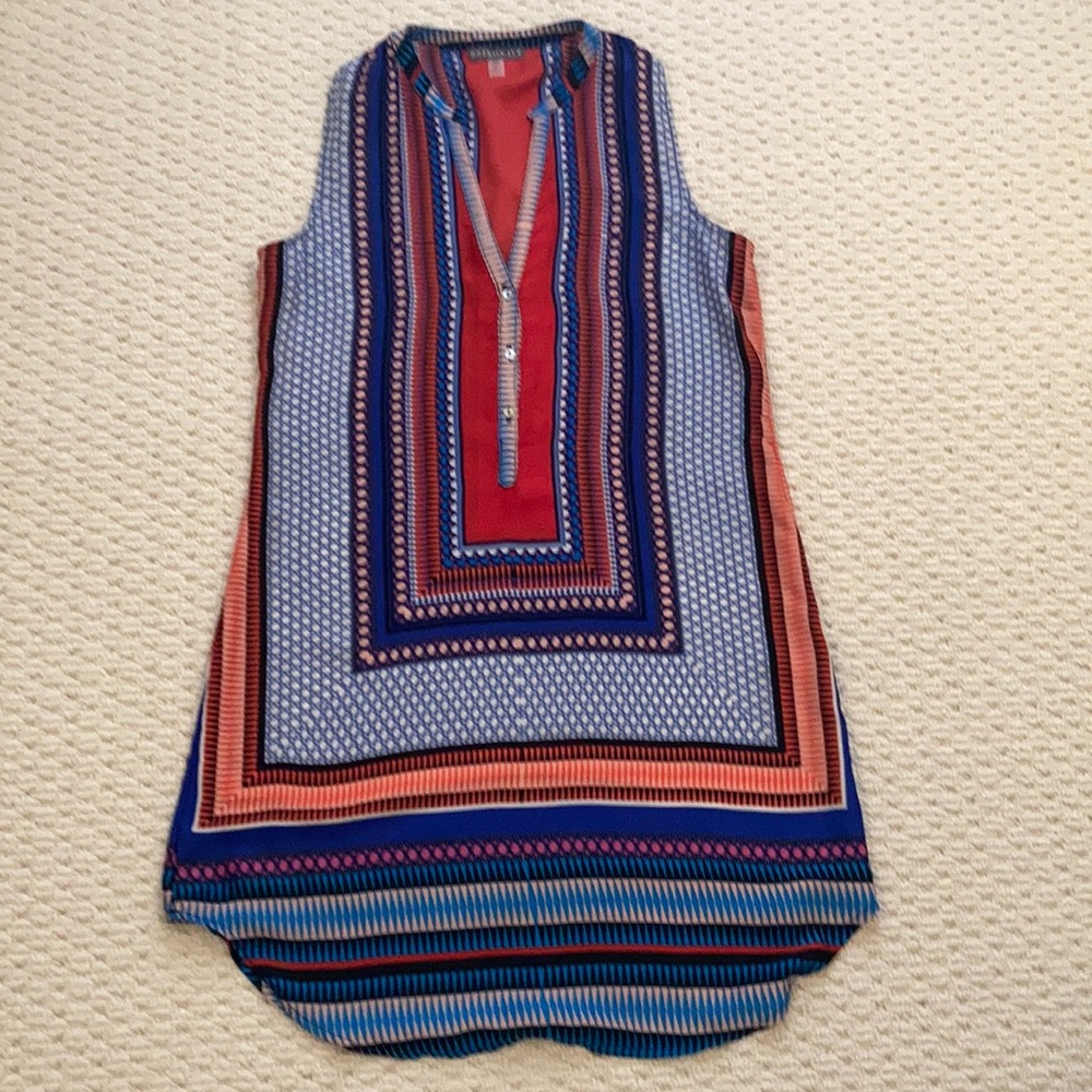 Sleeveless flowing dress